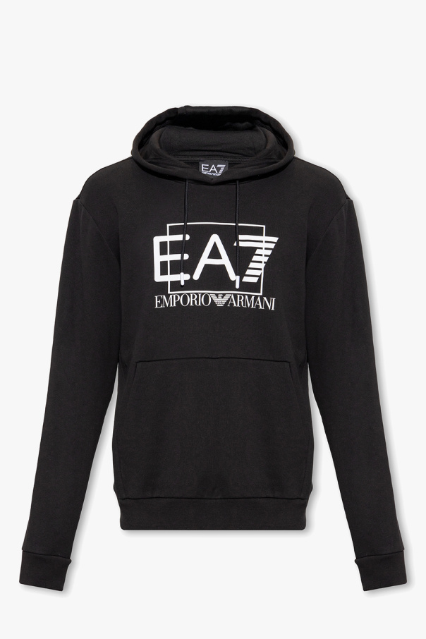 trimmed jumper EA7 Emporio Armani GenesinlifeShops GB Black